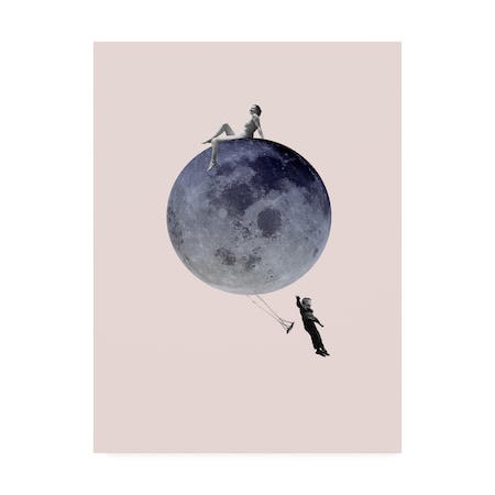 Design Fabrikken 'Moon Jump Fabrikken' Canvas Art,14x19